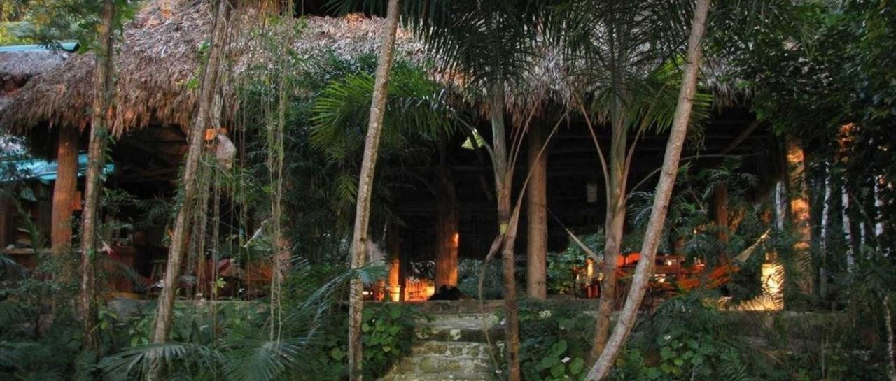Ecolodge El Sombrero Laguna Yaxha Exteriör bild