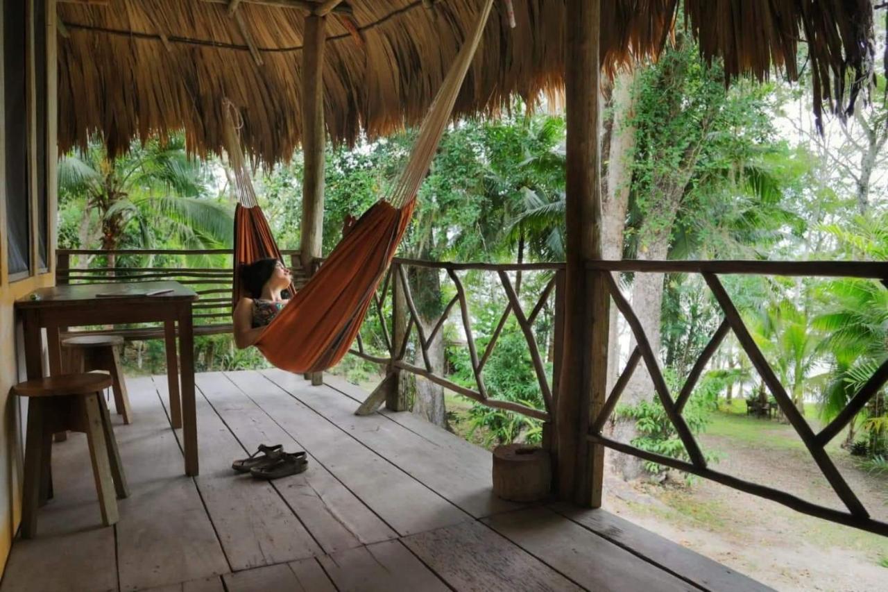 Ecolodge El Sombrero Laguna Yaxha Exteriör bild